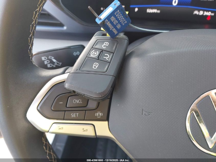 2022 Volkswagen Taos 1.5T Se VIN: 3VVLX7B25NM076772 Lot: 43961688