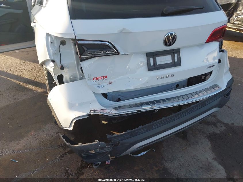 2022 Volkswagen Taos 1.5T Se VIN: 3VVLX7B25NM076772 Lot: 43961688