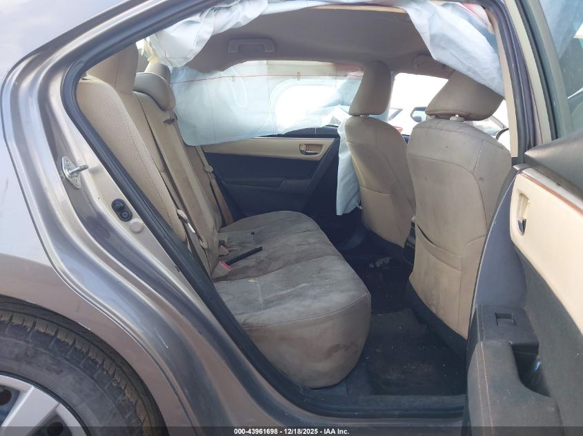 2016 Toyota Corolla Le VIN: 5YFBURHE6GP373450 Lot: 43961698