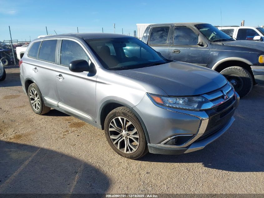 2016 Mitsubishi Outlander Es VIN: JA4AD2A39GZ050912 Lot: 43961701