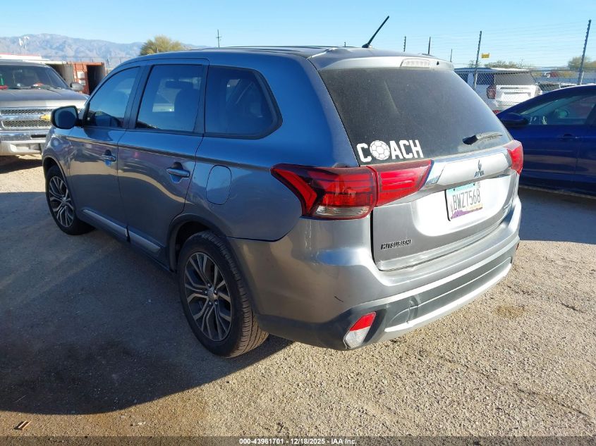2016 Mitsubishi Outlander Es VIN: JA4AD2A39GZ050912 Lot: 43961701