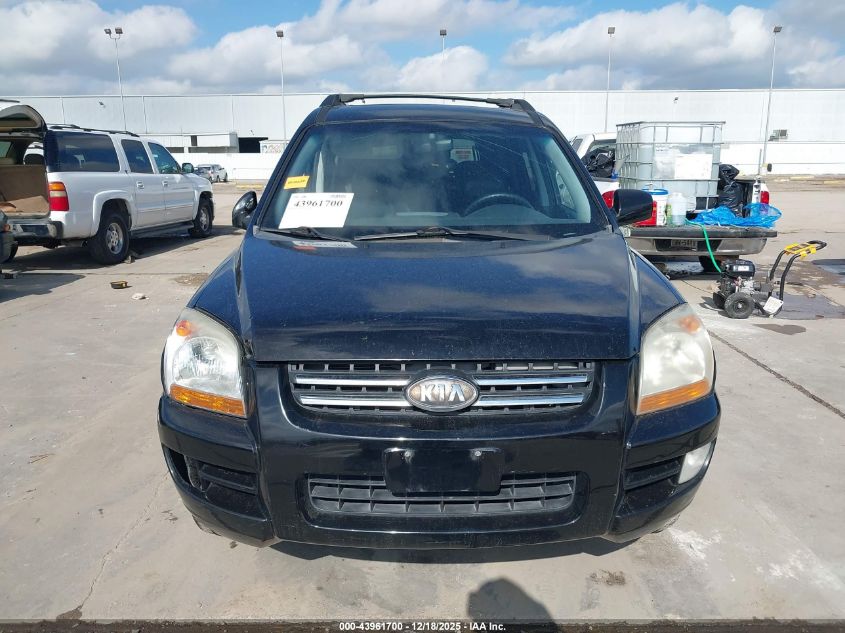 2008 Kia Sportage Ex V6 VIN: KNDJF723187492141 Lot: 43961700