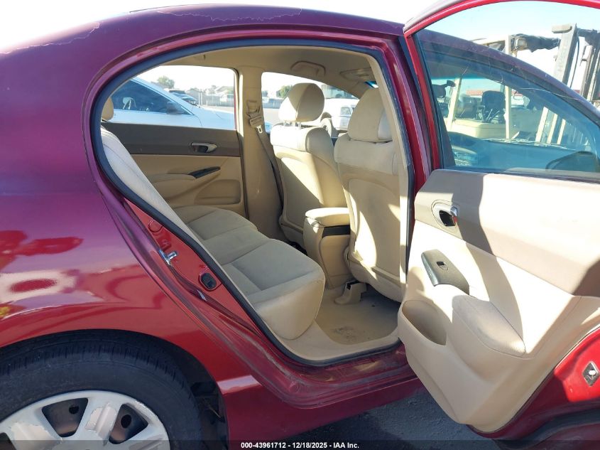 2008 Honda Civic Lx VIN: 2HGFA16598H528306 Lot: 43961712