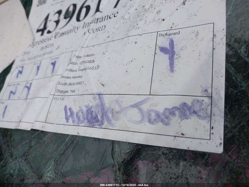 2014 Honda Accord Sport VIN: 1HGCR2F54EA810008 Lot: 43961713