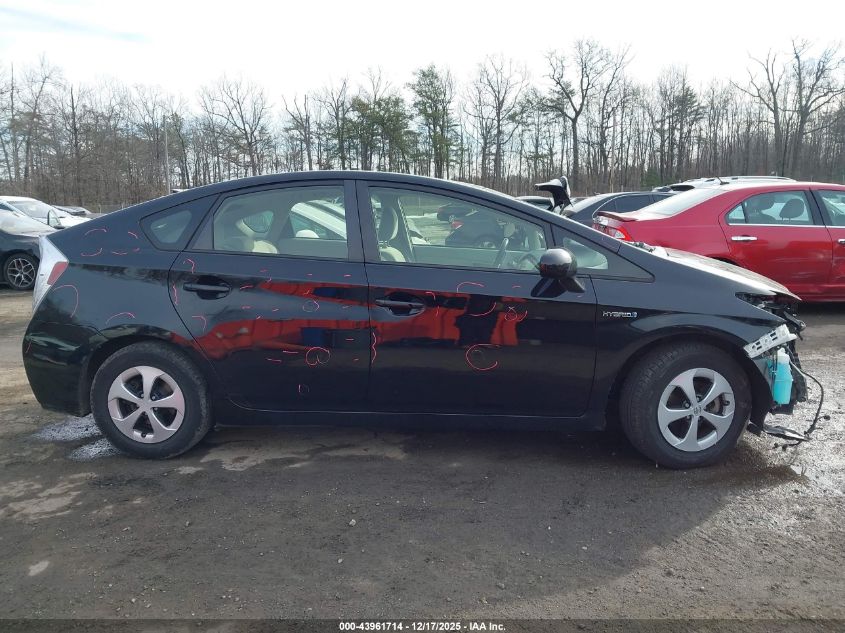2012 Toyota Prius Two VIN: JTDKN3DU1C5455780 Lot: 43961714