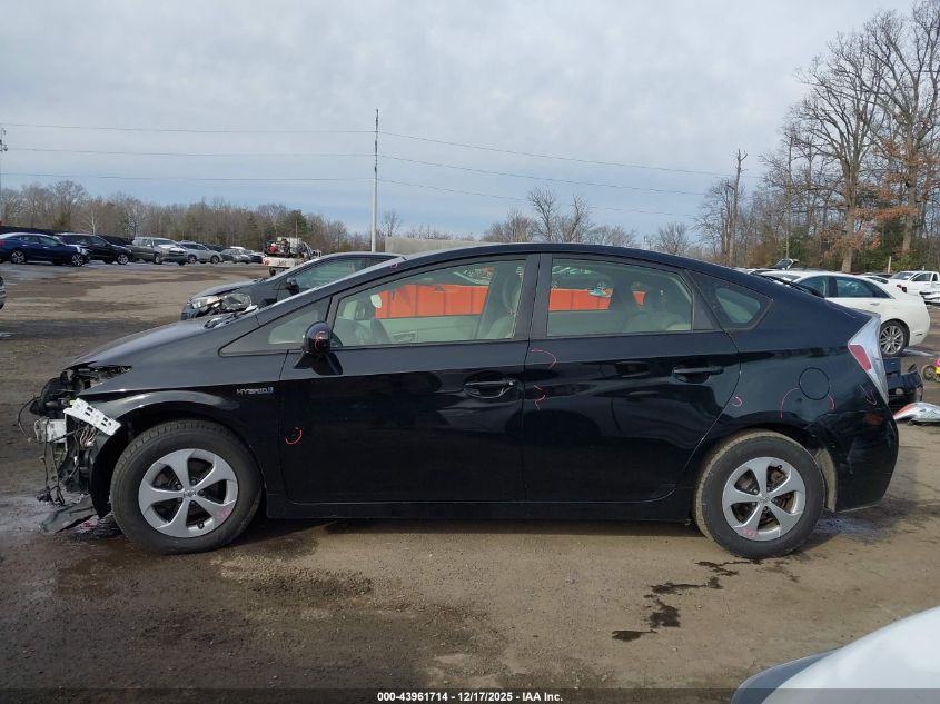 2012 Toyota Prius Two VIN: JTDKN3DU1C5455780 Lot: 43961714