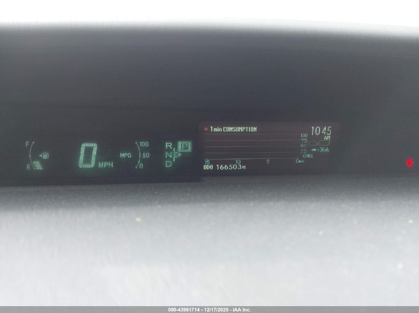 2012 Toyota Prius Two VIN: JTDKN3DU1C5455780 Lot: 43961714