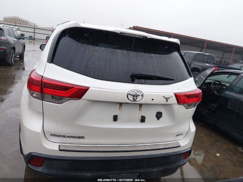 2018 Toyota Highlander Xle VIN: 5TDKZRFH0JS282686 Lot: 43961715