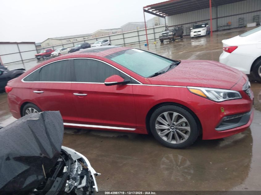 2016 Hyundai Sonata Sport VIN: 5NPE34AF6GH400407 Lot: 43961719