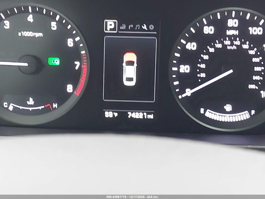 2016 Hyundai Sonata Sport VIN: 5NPE34AF6GH400407 Lot: 43961719