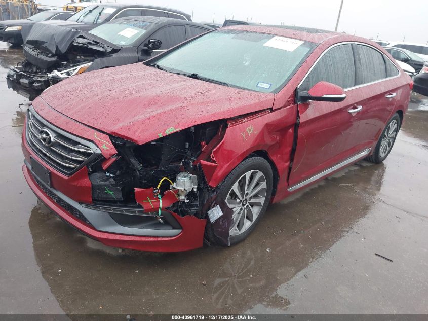 2016 Hyundai Sonata Sport VIN: 5NPE34AF6GH400407 Lot: 43961719