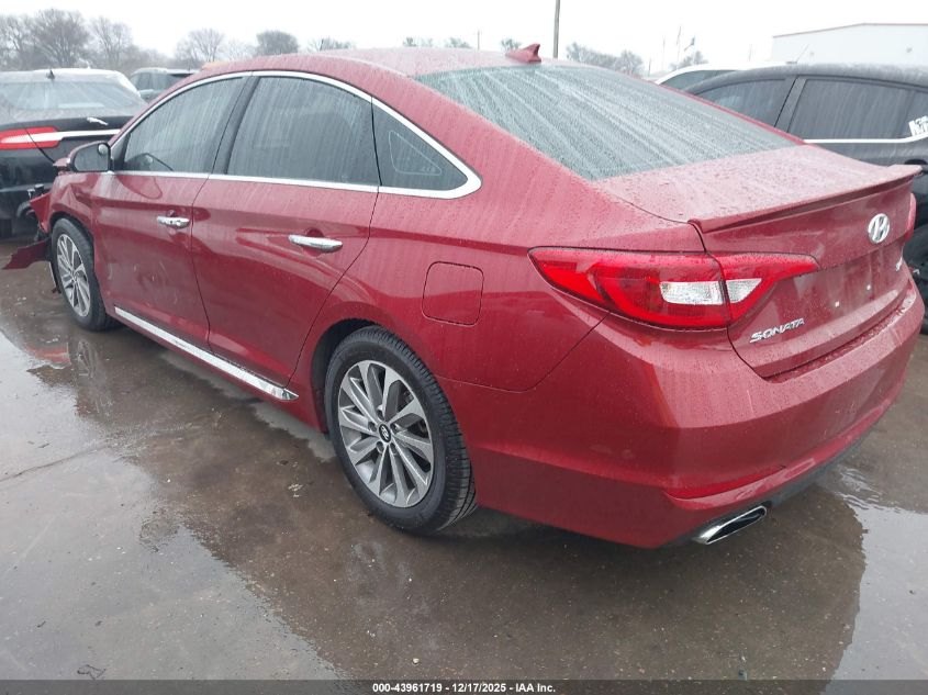 2016 Hyundai Sonata Sport VIN: 5NPE34AF6GH400407 Lot: 43961719