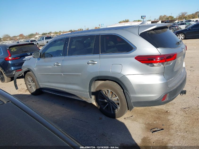 2018 Toyota Highlander Xle VIN: 5TDJZRFH2JS523286 Lot: 43961724