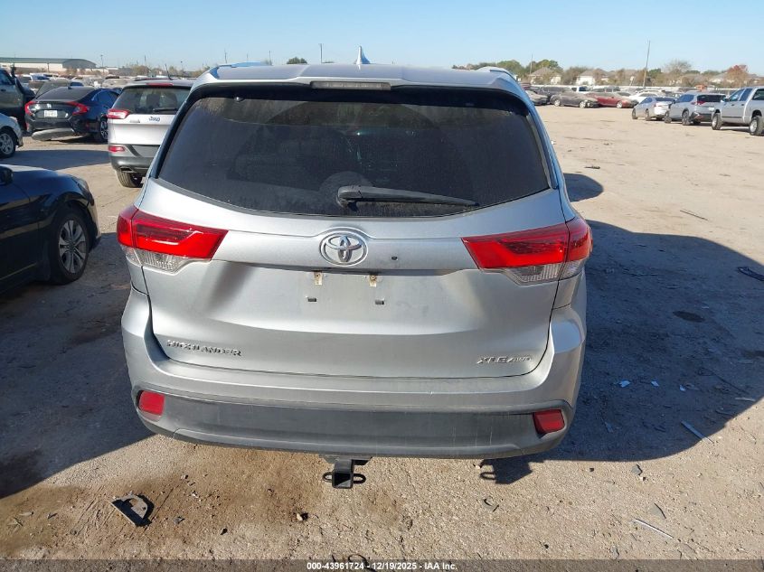 2018 Toyota Highlander Xle VIN: 5TDJZRFH2JS523286 Lot: 43961724
