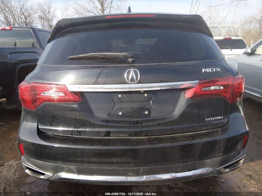 2017 Acura Mdx Technology Package VIN: 5FRYD4H51HB027962 Lot: 43961728