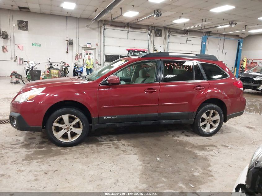 2014 Subaru Outback 2.5I Premium VIN: 4S4BRBCC1E1306153 Lot: 43961739