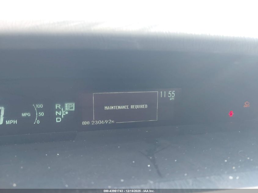 2013 Toyota Prius Four VIN: JTDKN3DU5D0342834 Lot: 43961743