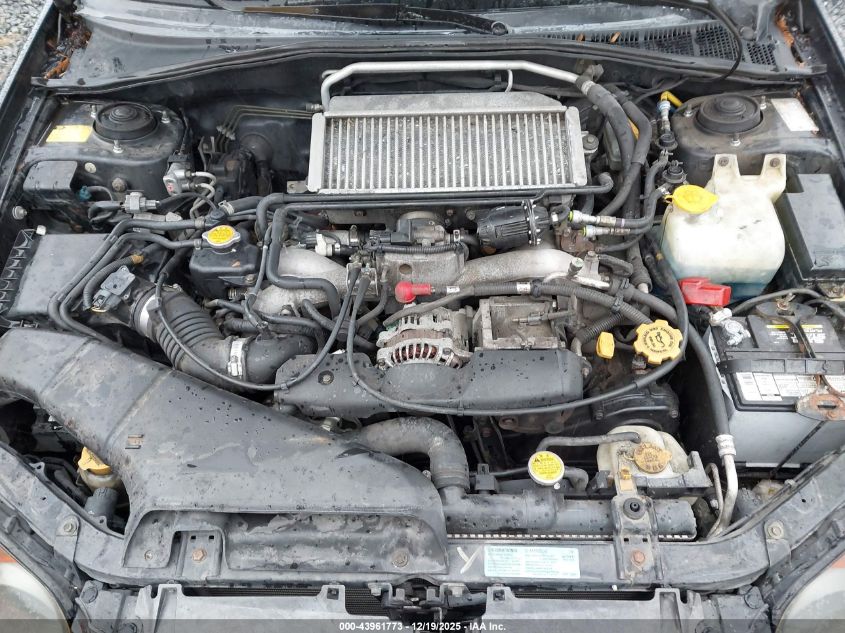 2005 Subaru Impreza Wrx VIN: JF1GD29635G520056 Lot: 43961773