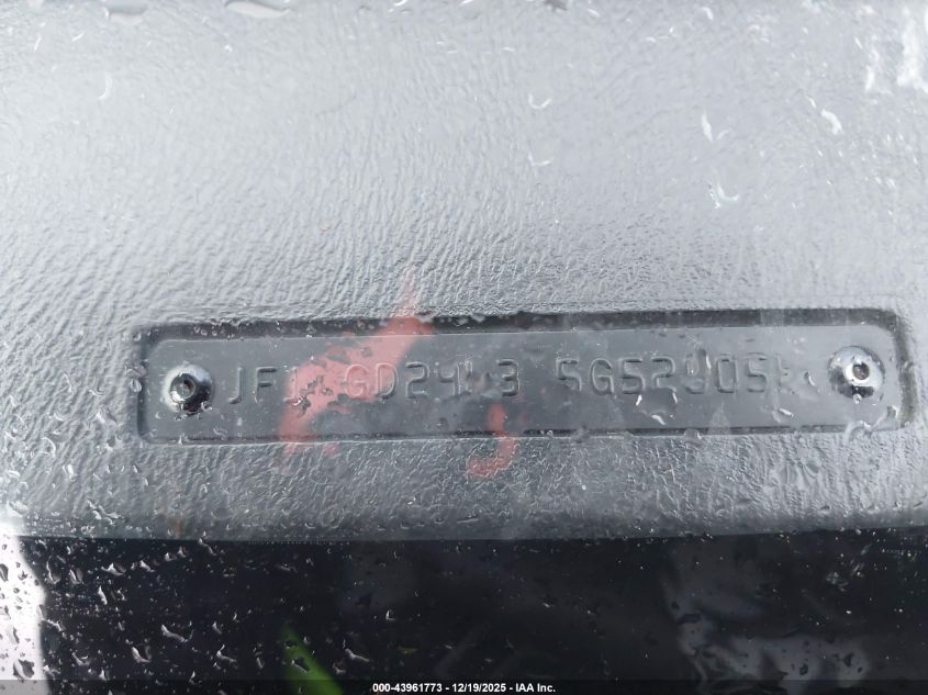 2005 Subaru Impreza Wrx VIN: JF1GD29635G520056 Lot: 43961773