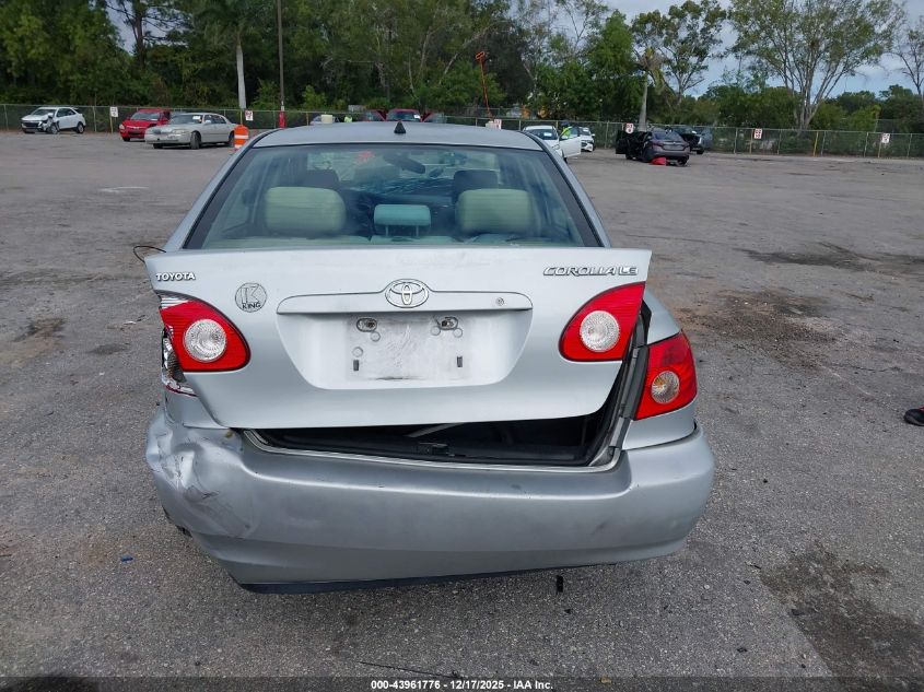 2007 Toyota Corolla Le VIN: 1NXBR32E37Z884393 Lot: 43961776