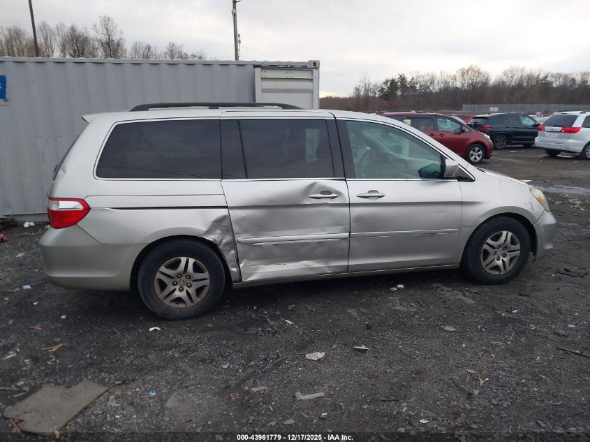2007 Honda Odyssey Ex VIN: 5FNRL38497B455769 Lot: 43961779