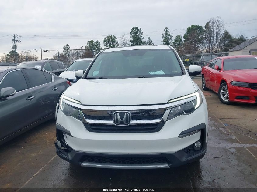 2020 Honda Pilot 2Wd Ex-L VIN: 5FNYF5H52LB020433 Lot: 43961781