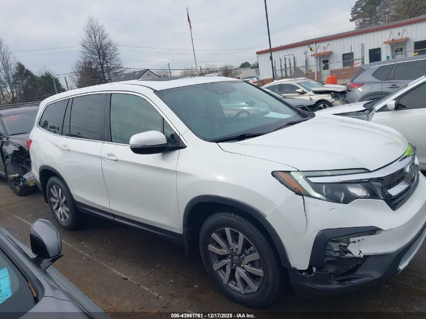 2020 Honda Pilot 2Wd Ex-L VIN: 5FNYF5H52LB020433 Lot: 43961781