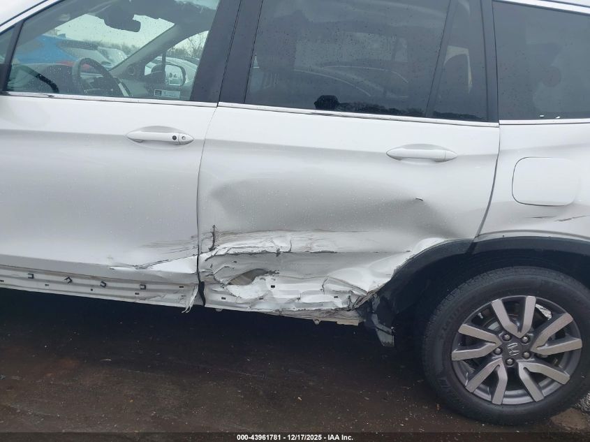 2020 Honda Pilot 2Wd Ex-L VIN: 5FNYF5H52LB020433 Lot: 43961781