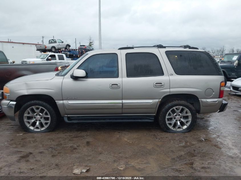 2001 GMC Yukon Slt VIN: 1GKEK13T51R168164 Lot: 43961786