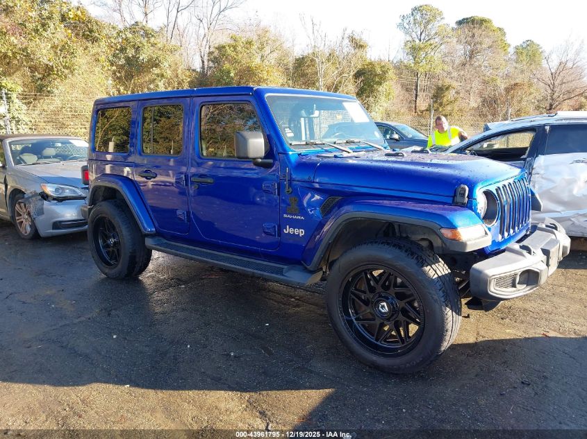 2020 Jeep Wrangler Unlimited Sahara VIN: 1C4HJXEN4LW231188 Lot: 43961795