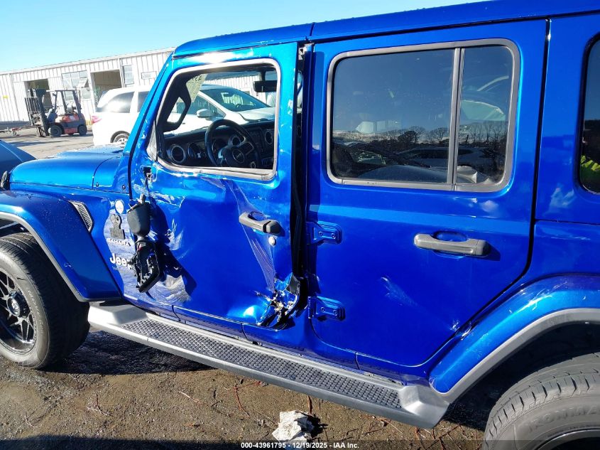 2020 Jeep Wrangler Unlimited Sahara VIN: 1C4HJXEN4LW231188 Lot: 43961795