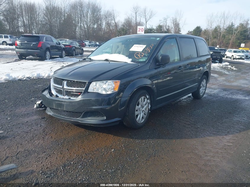Vin: 2c4rdgbg7er473664, lot: 44457464, dodge grand caravan se 20142