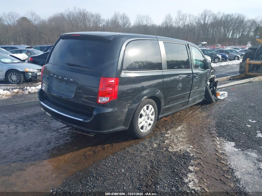 Vin: 2c4rdgbg7er473664, lot: 44457464, dodge grand caravan se 20144