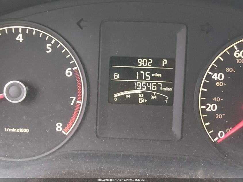 2011 Volkswagen Jetta 2.5L Sel VIN: 3VWLZ7AJ4BM341367 Lot: 43961807