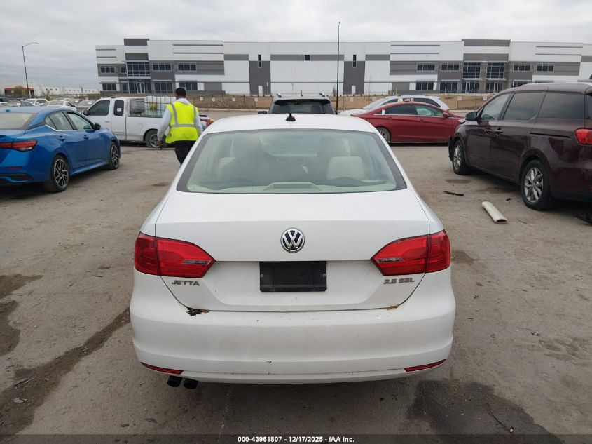 2011 Volkswagen Jetta 2.5L Sel VIN: 3VWLZ7AJ4BM341367 Lot: 43961807