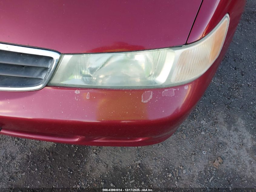 2002 Honda Odyssey Ex-L VIN: 2HKRL18032H518571 Lot: 43961814