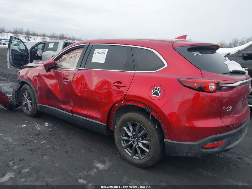 2022 Mazda Cx-9 Touring VIN: JM3TCBCYXN0622878 Lot: 43961841