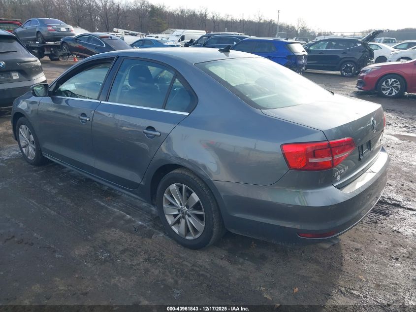 2015 Volkswagen Jetta 2.0L Tdi Se VIN: 3VW3A7AJXFM290051 Lot: 43961843
