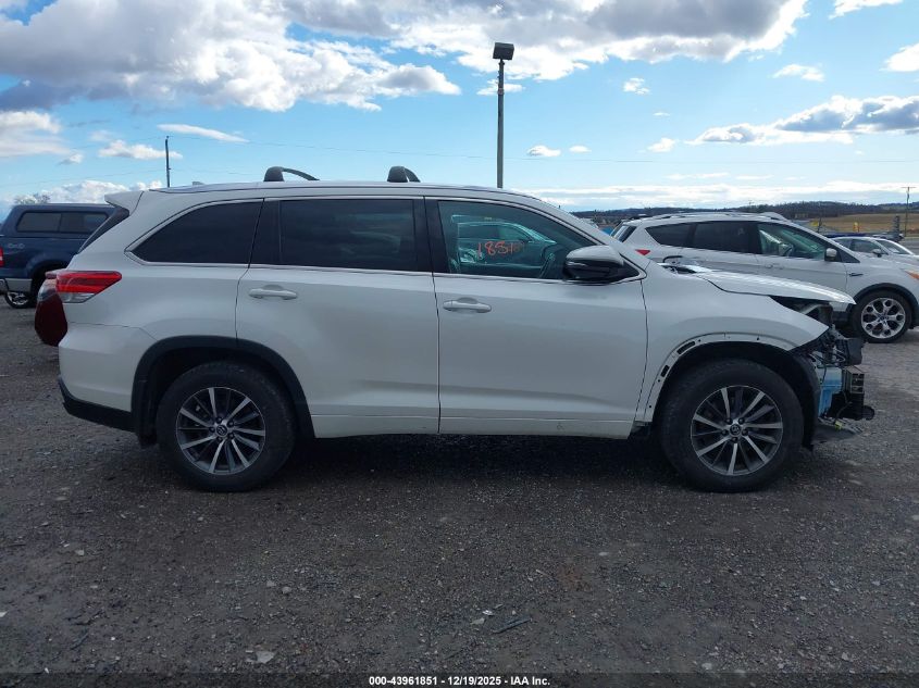 2017 Toyota Highlander Xle VIN: 5TDJZRFH2HS390491 Lot: 43961851