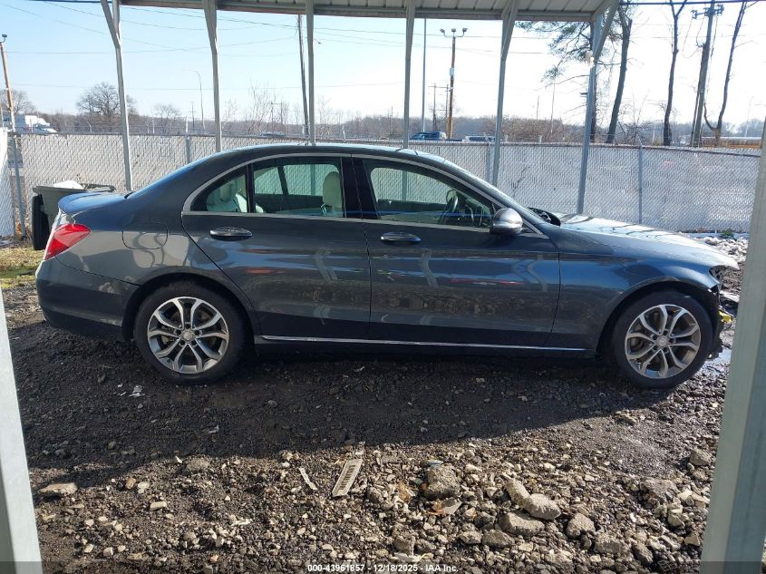 2016 Mercedes-Benz C 300 4Matic VIN: 55SWF4KB8GU117110 Lot: 43961857