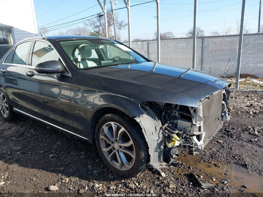 2016 Mercedes-Benz C 300 4Matic VIN: 55SWF4KB8GU117110 Lot: 43961857