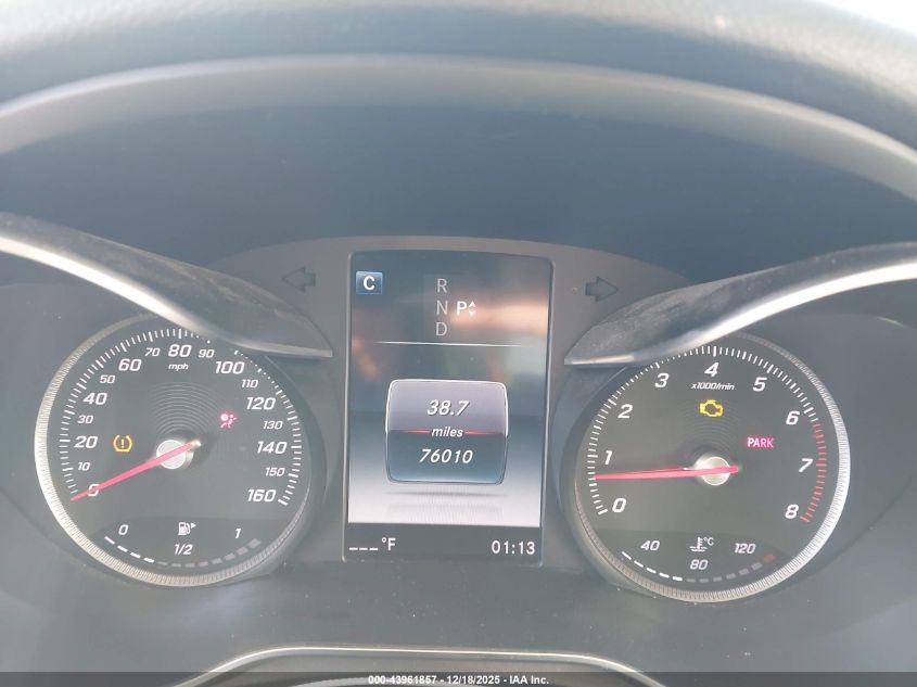 2016 Mercedes-Benz C 300 4Matic VIN: 55SWF4KB8GU117110 Lot: 43961857