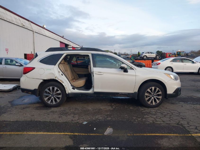 2015 Subaru Outback 2.5I Limited VIN: 4S4BSBJC6F3269551 Lot: 43961861