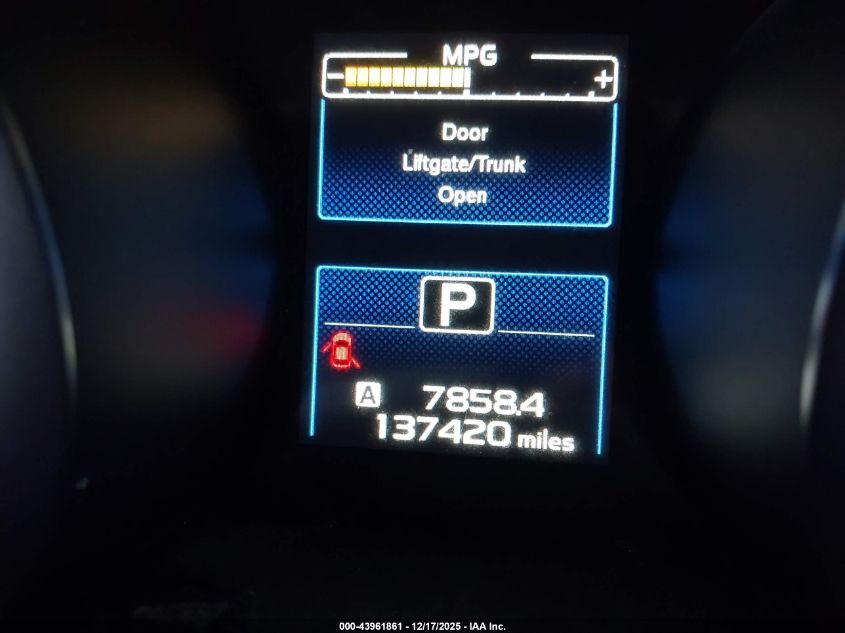 2015 Subaru Outback 2.5I Limited VIN: 4S4BSBJC6F3269551 Lot: 43961861