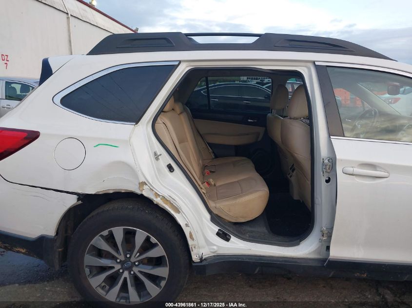 2015 Subaru Outback 2.5I Limited VIN: 4S4BSBJC6F3269551 Lot: 43961861
