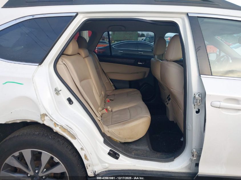 2015 Subaru Outback 2.5I Limited VIN: 4S4BSBJC6F3269551 Lot: 43961861