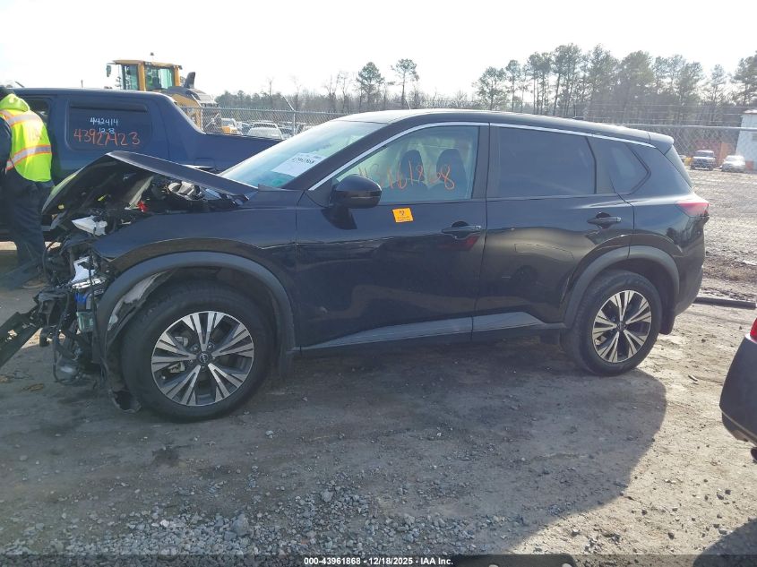 2022 Nissan Rogue Sv Fwd VIN: 5N1BT3BA9NC695068 Lot: 43961868