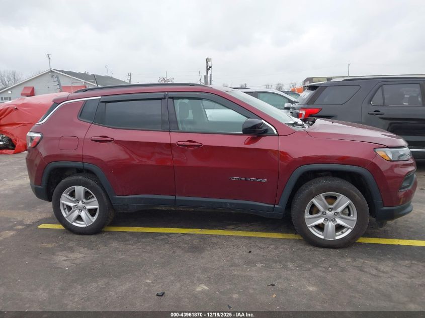 2022 Jeep Compass Latitude 4X4 VIN: 3C4NJDBB6NT170740 Lot: 43961870