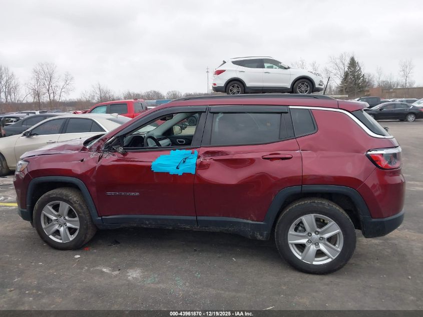 2022 Jeep Compass Latitude 4X4 VIN: 3C4NJDBB6NT170740 Lot: 43961870