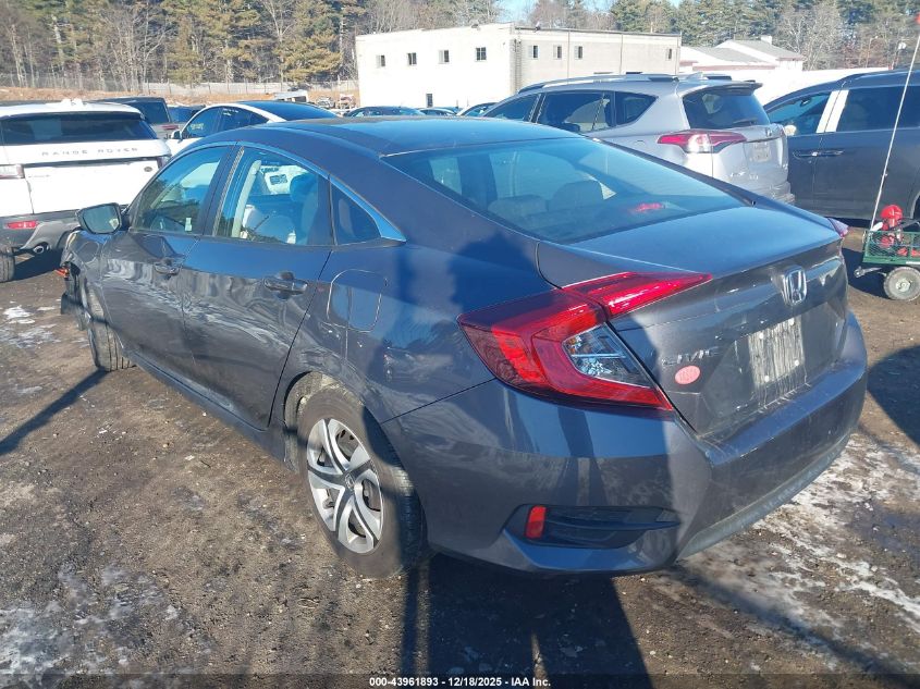 2018 Honda Civic Lx VIN: 2HGFC2F52JH609475 Lot: 43961893